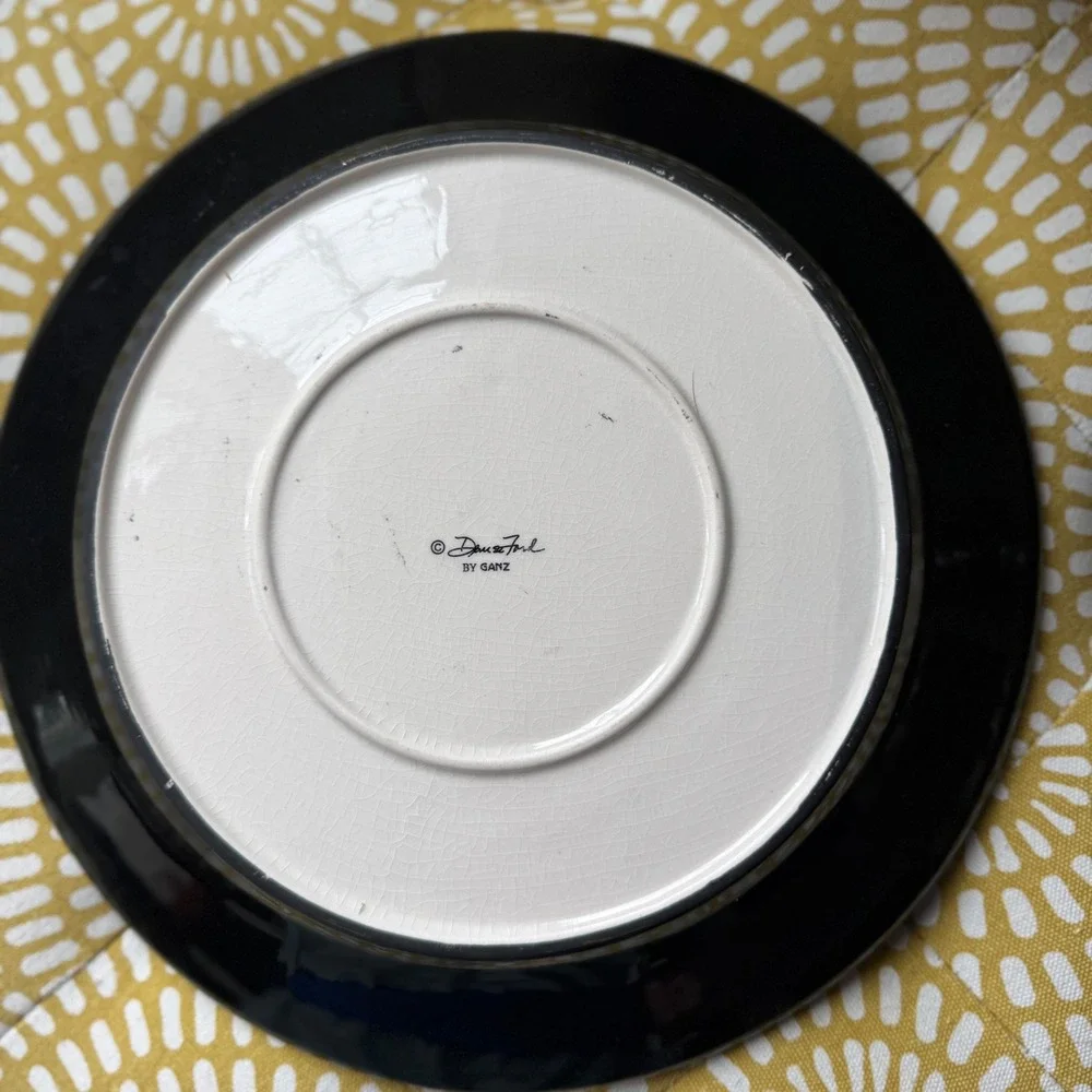 Hand Painted Denise Ford by Ganz Folk Art Dinner Plate Woman Portrait 11